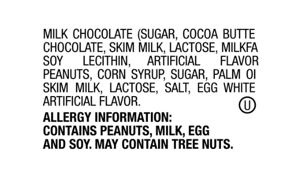 Snickers Chocolate Bar Ingredient