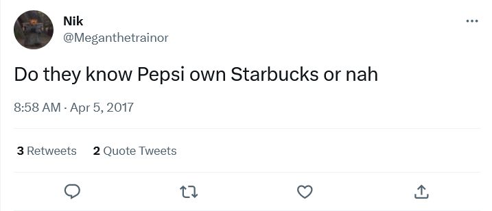 Is Starbucks Owned by Pepsi? Twitter Reaction