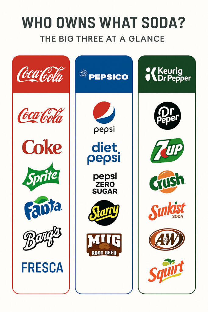infographic showing brand ownership