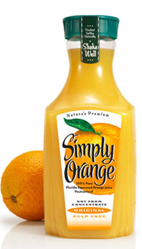 Simply Orange Orange Juice